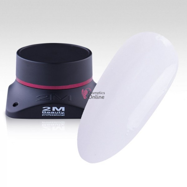 Gel UV 2M Beauty - color NF 01 alb, 5 g, fara fixare